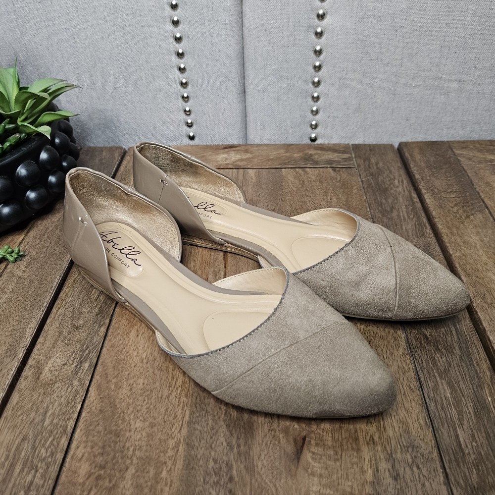 Abella True Comfort D' Orsay Flats Taupe